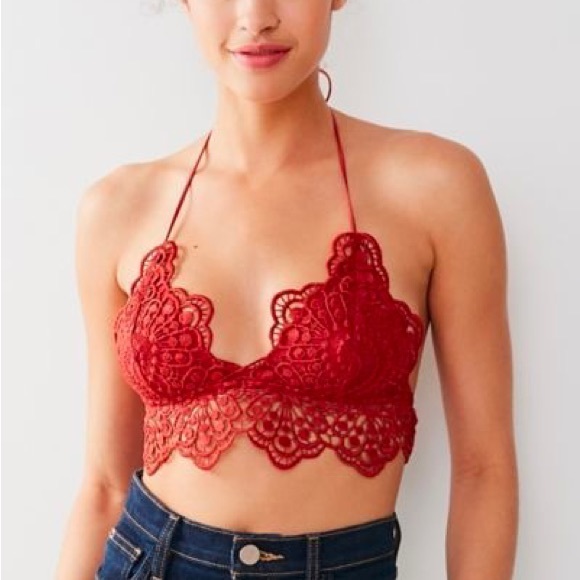 Out From Under Cari Lace Halter Bra M - Picture 2 of 6